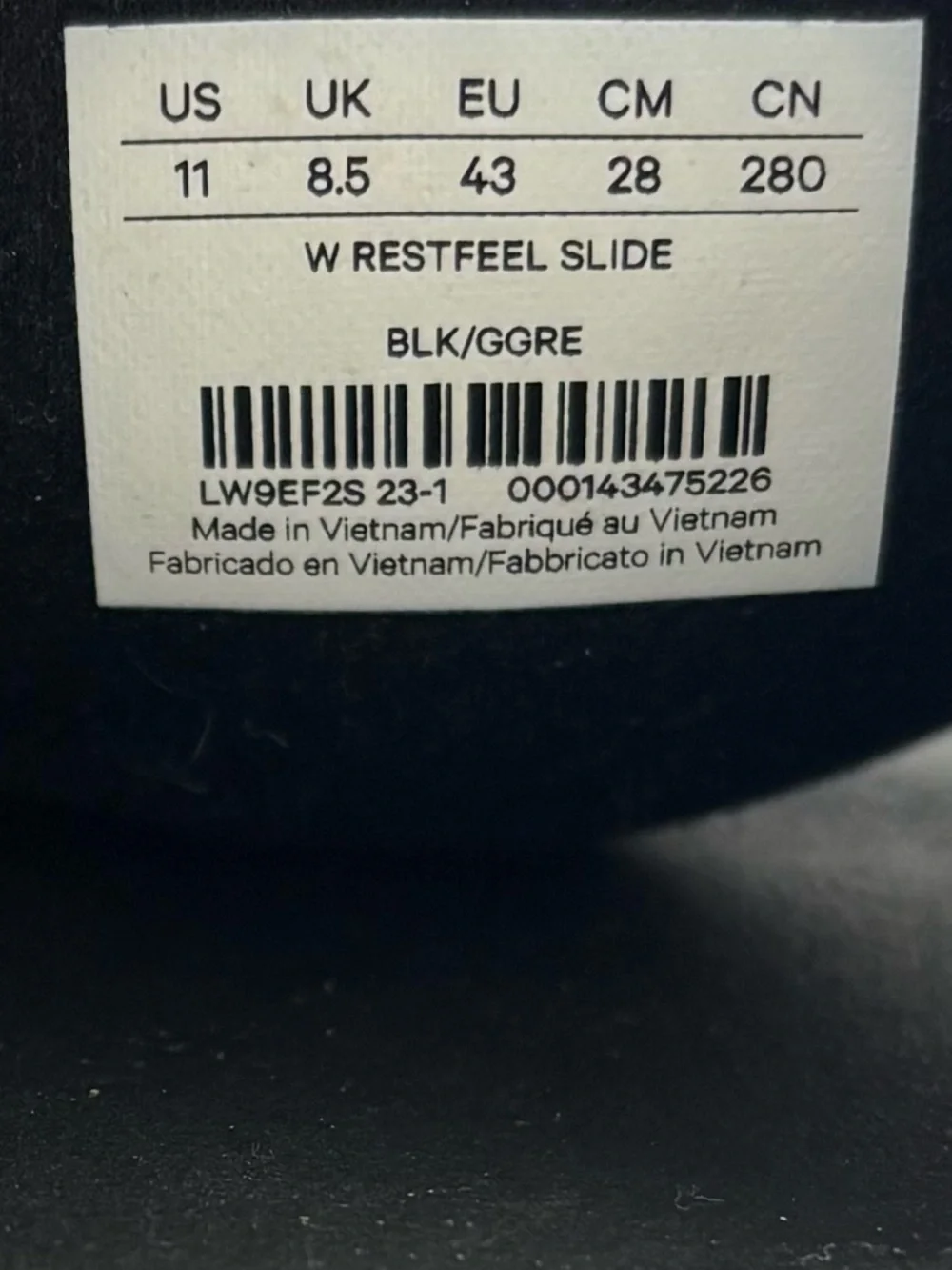 Lululemon Restfeel Slide Sandals Black Women’s Size 11 Comfort Slides - Picture 2 of 14